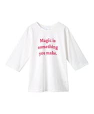 GLKGA01190 S sybilla(エス  バイ シビラ) グラフィックTEE Magic〜ピンク