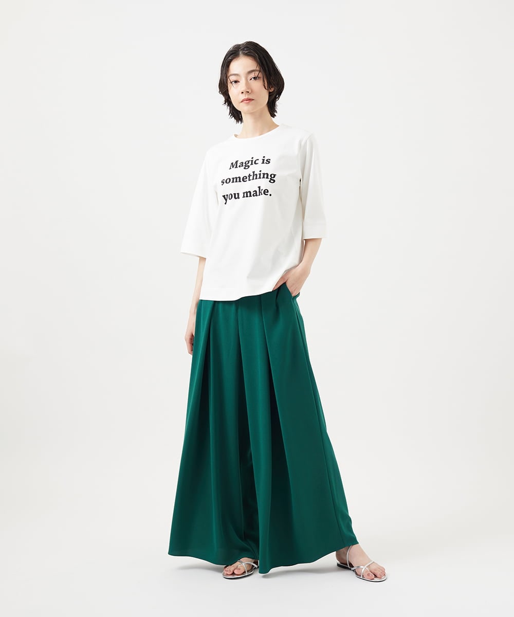 GLKGA01190 S sybilla(エス  バイ シビラ) グラフィックTEE Magic〜ブラック