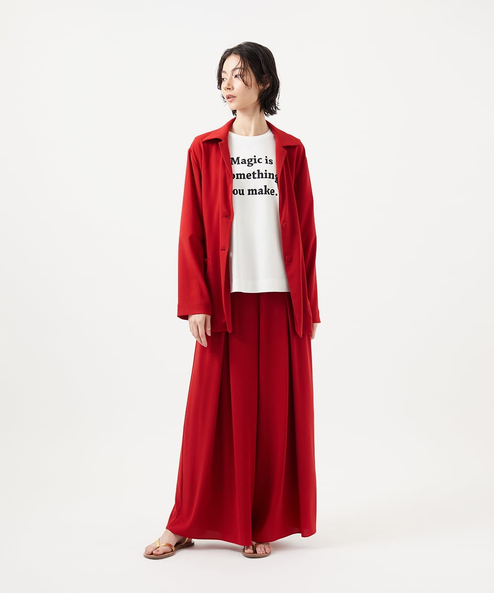 GLKGA01190 S sybilla(エス  バイ シビラ) グラフィックTEE Magic〜ブラック