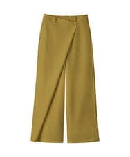 GLLAA02220 S sybilla(エス  バイ シビラ) 【ドラマ着用】ラップロングパンツ グラスグリーン