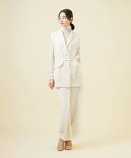 GLLAA02220 S sybilla(エス  バイ シビラ) 【ドラマ着用】ラップロングパンツ アイボリー
