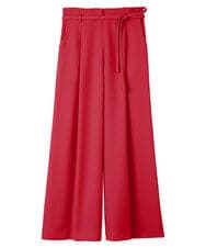 GLLAD01190 S sybilla(エス  バイ シビラ) タックワイドパンツ レッド