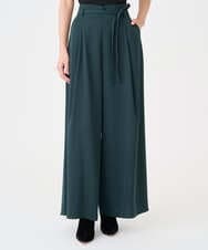 GLLAD01190 S sybilla(エス  バイ シビラ) タックワイドパンツ グリーン