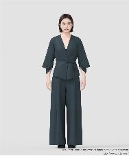 GLLAD01190 S sybilla(エス  バイ シビラ) タックワイドパンツ ピンクベージュ