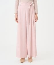 GLLAD01190 S sybilla(エス  バイ シビラ) タックワイドパンツ ピンクベージュ