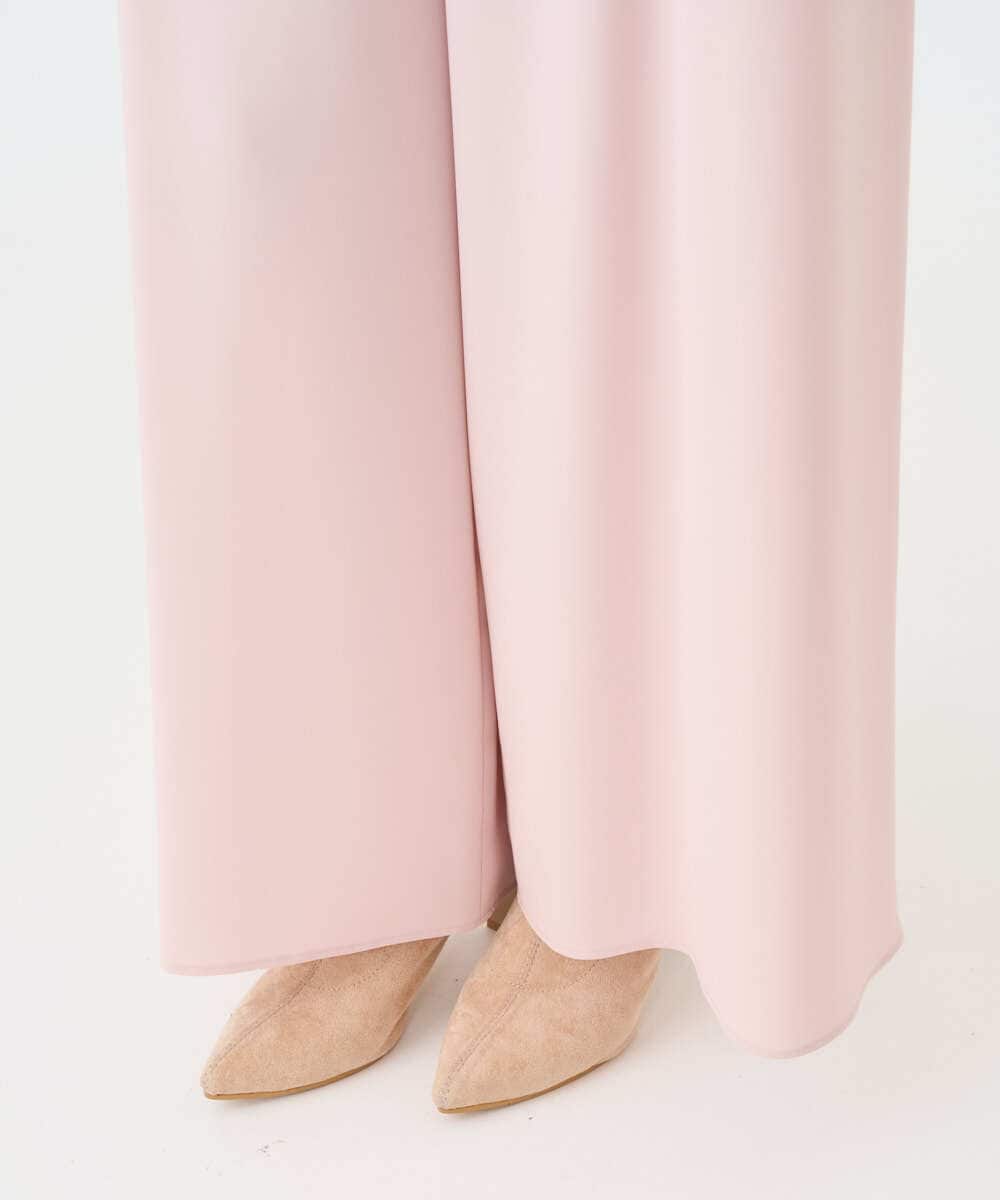 GLLAD01190 S sybilla(エス  バイ シビラ) タックワイドパンツ ピンクベージュ