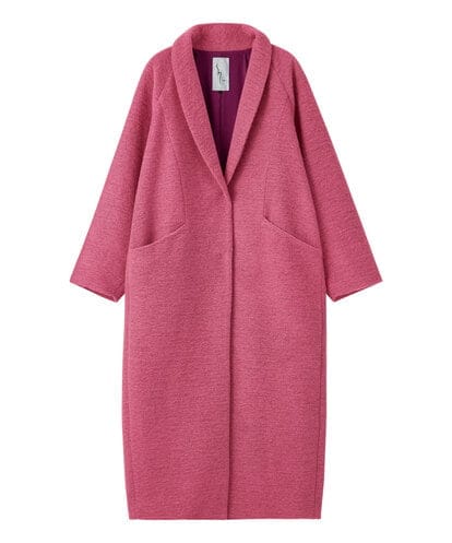 GLUAA01450 S sybilla 【ドラマ着用】スライバーニットコート