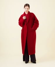 GLUAA01450 S sybilla(エス  バイ シビラ) 【ドラマ着用】スライバーニットコート レッド