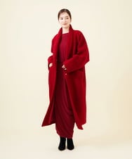 GLUAA01450 S sybilla(エス  バイ シビラ) 【ドラマ着用】スライバーニットコート レッド