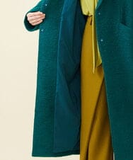 GLUAA01450 S sybilla(エス  バイ シビラ) 【ドラマ着用】スライバーニットコート エメラルドグリーン
