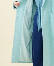 GLUAA01450 S sybilla(エス  バイ シビラ) 【ドラマ着用】スライバーニットコート アクアブルー