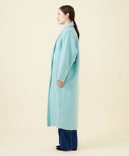 GLUAA01450 S sybilla(エス  バイ シビラ) 【ドラマ着用】スライバーニットコート アクアブルー