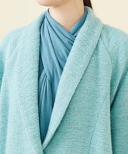 GLUAA01450 S sybilla(エス  バイ シビラ) 【ドラマ着用】スライバーニットコート アクアブルー