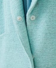 GLUAA01450 S sybilla(エス  バイ シビラ) 【ドラマ着用】スライバーニットコート アクアブルー