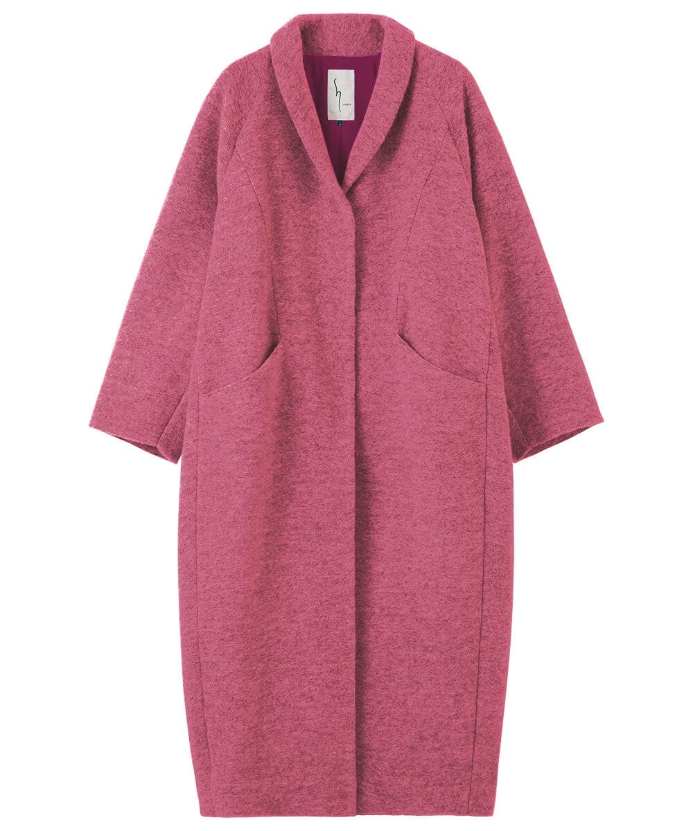 GLUAD01450 S sybilla(エス  バイ シビラ) 【evo】スライバーニットコート ピンク