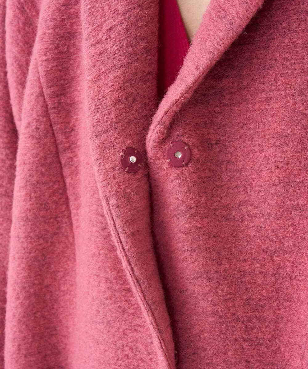 GLUAD01450 S sybilla(エス  バイ シビラ) 【evo】スライバーニットコート ピンク