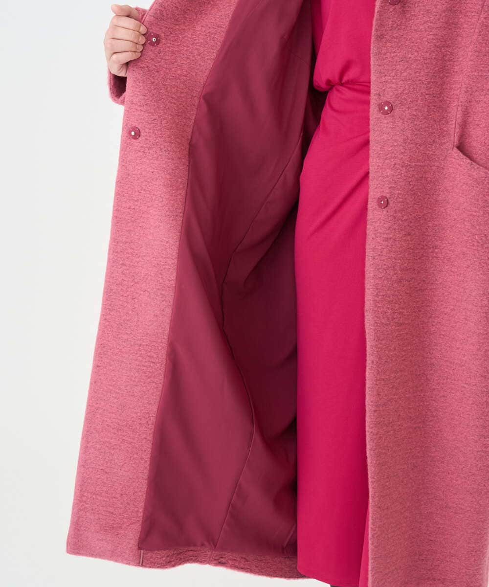 GLUAD01450 S sybilla(エス  バイ シビラ) 【evo】スライバーニットコート ピンク