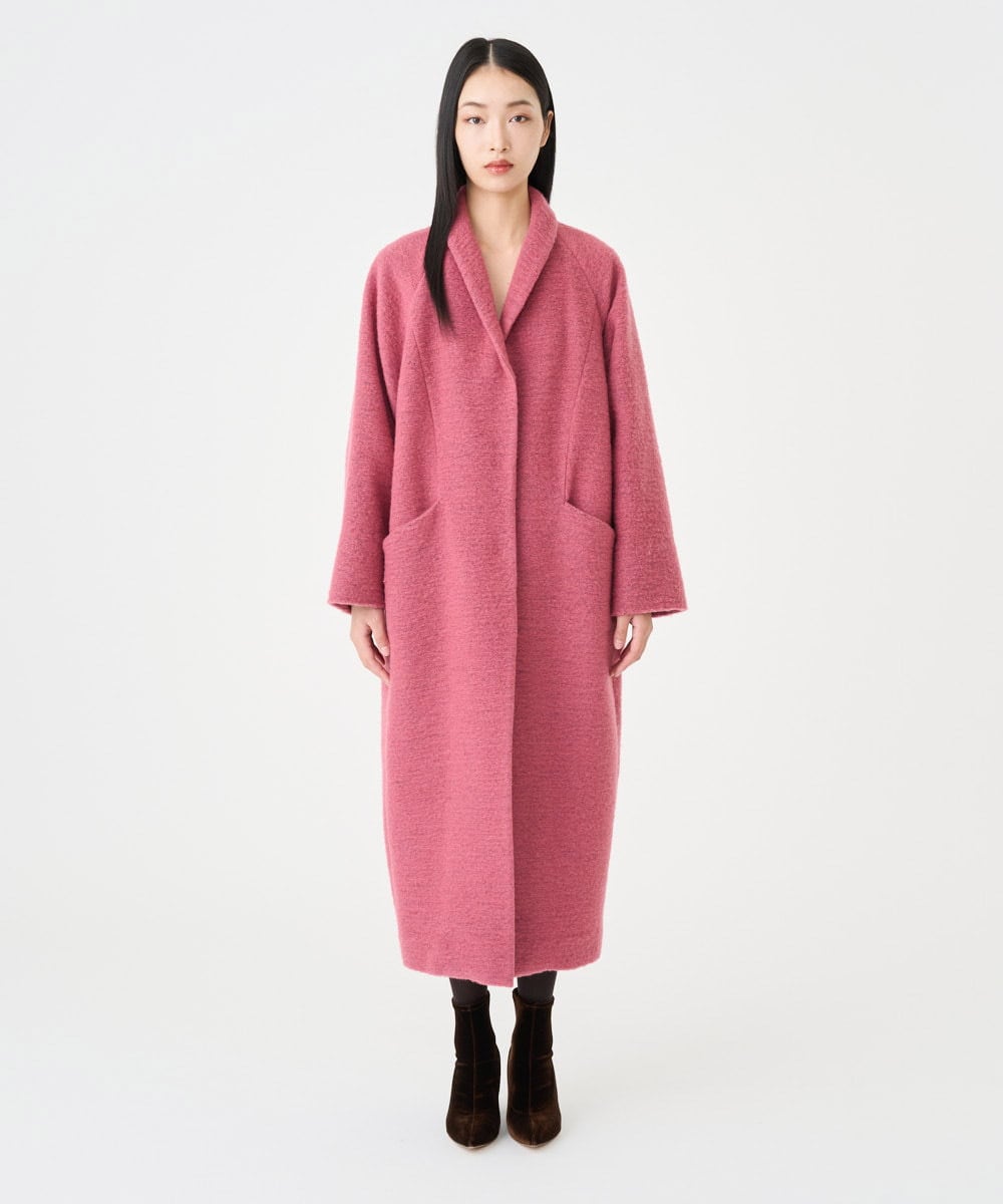 GLUAD01450 S sybilla(エス  バイ シビラ) 【evo】スライバーニットコート ピンク