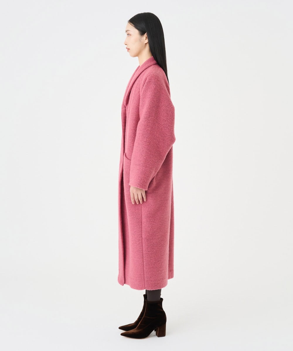 GLUAD01450 S sybilla(エス  バイ シビラ) 【evo】スライバーニットコート ピンク