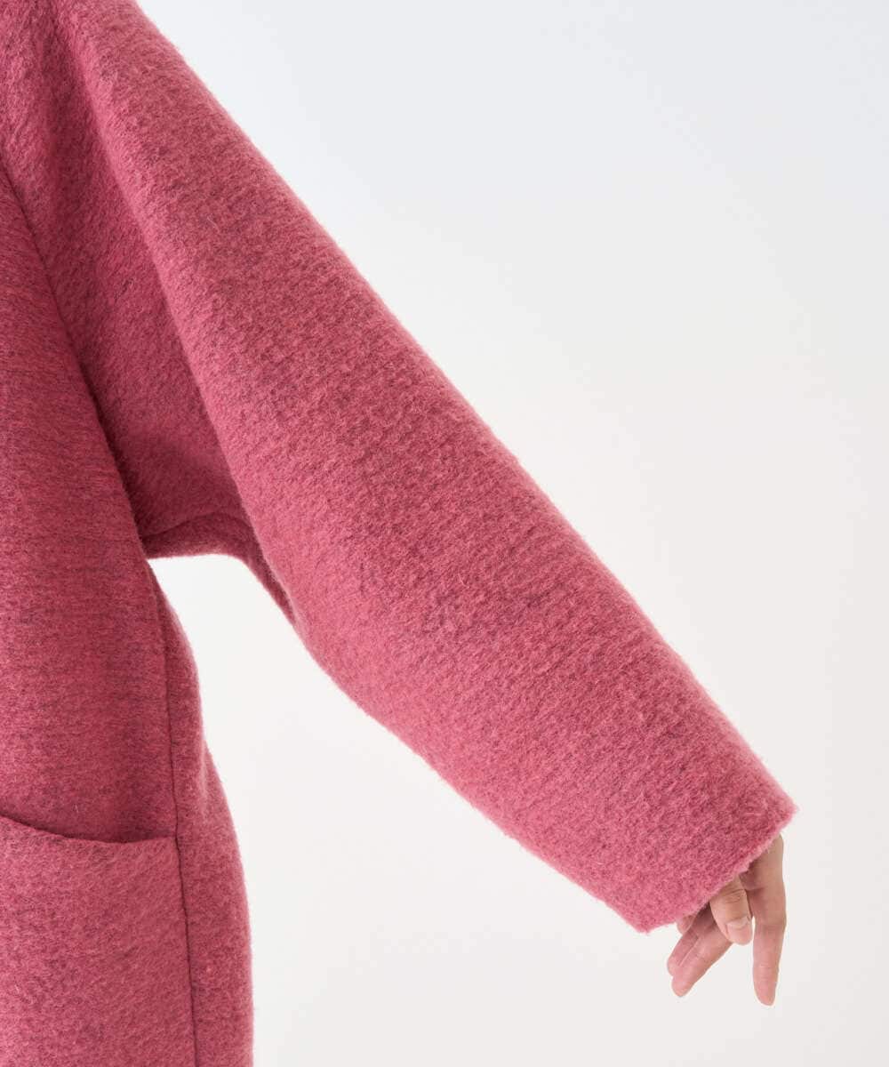 GLUAD01450 S sybilla(エス  バイ シビラ) 【evo】スライバーニットコート ピンク