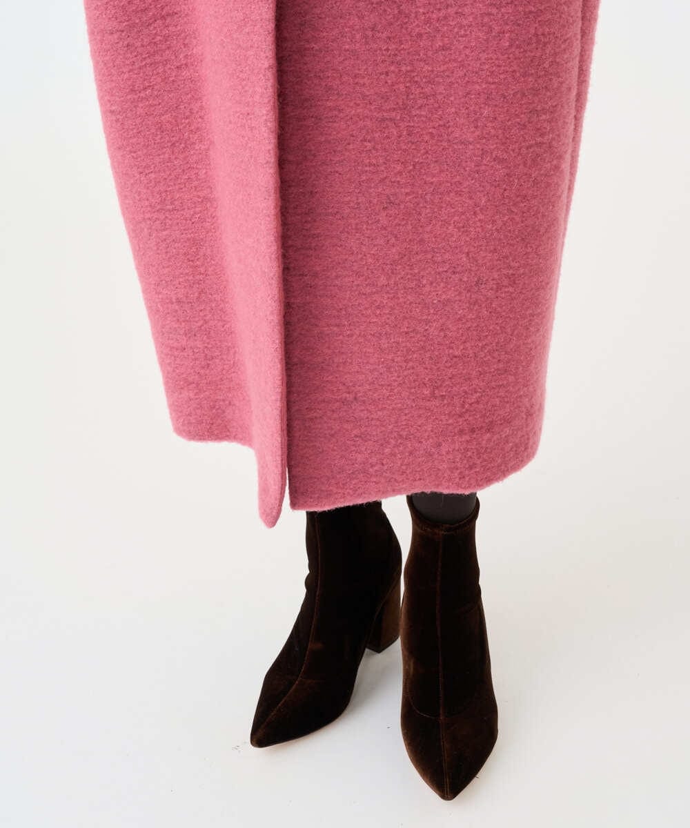 GLUAD01450 S sybilla(エス  バイ シビラ) 【evo】スライバーニットコート ピンク