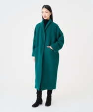 GLUAD01450 S sybilla(エス  バイ シビラ) 【evo】スライバーニットコート エメラルドグリーン