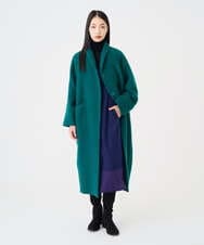 GLUAD01450 S sybilla(エス  バイ シビラ) 【evo】スライバーニットコート エメラルドグリーン