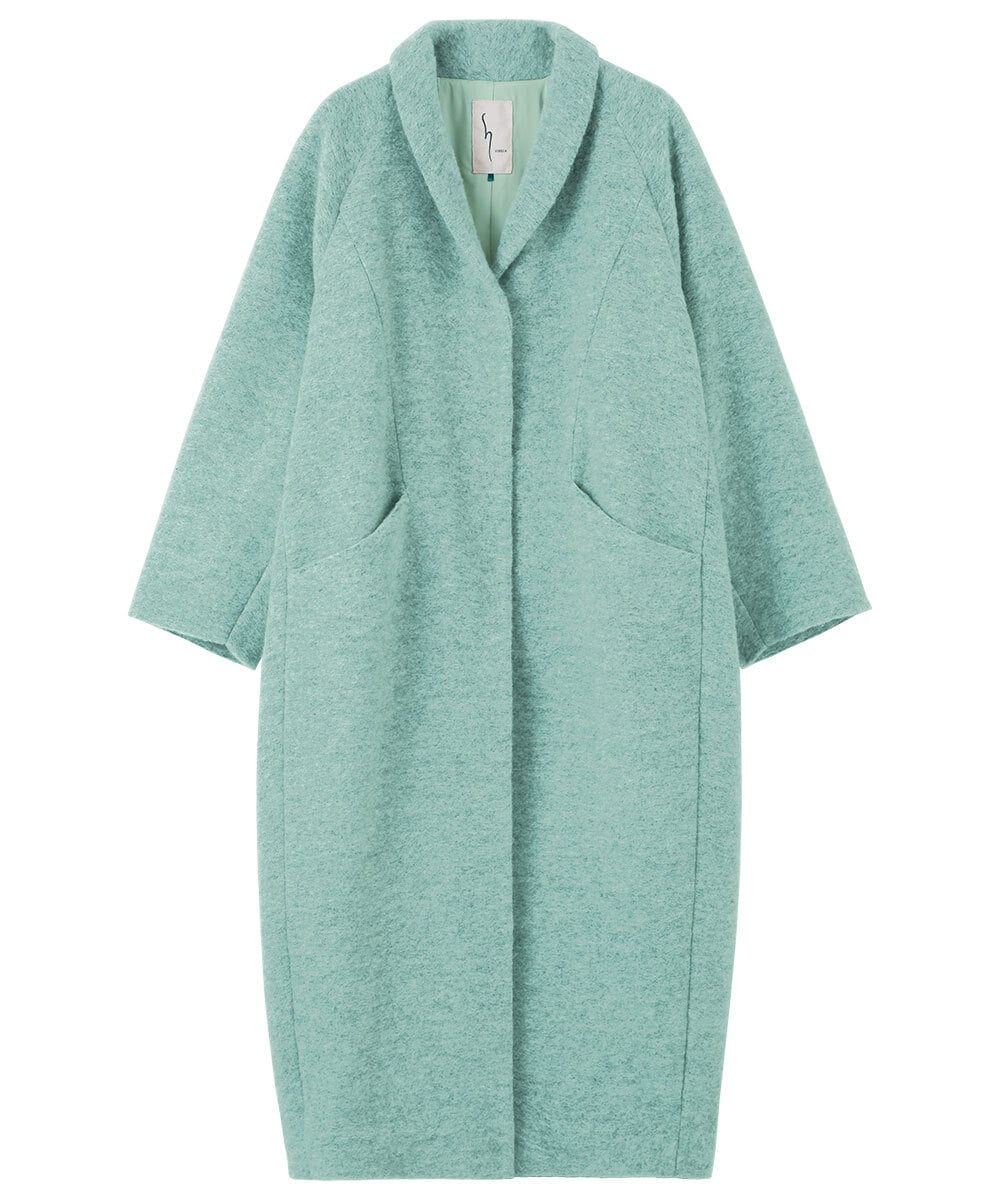 GLUAD01450 S sybilla(エス  バイ シビラ) 【evo】スライバーニットコート アクアブルー