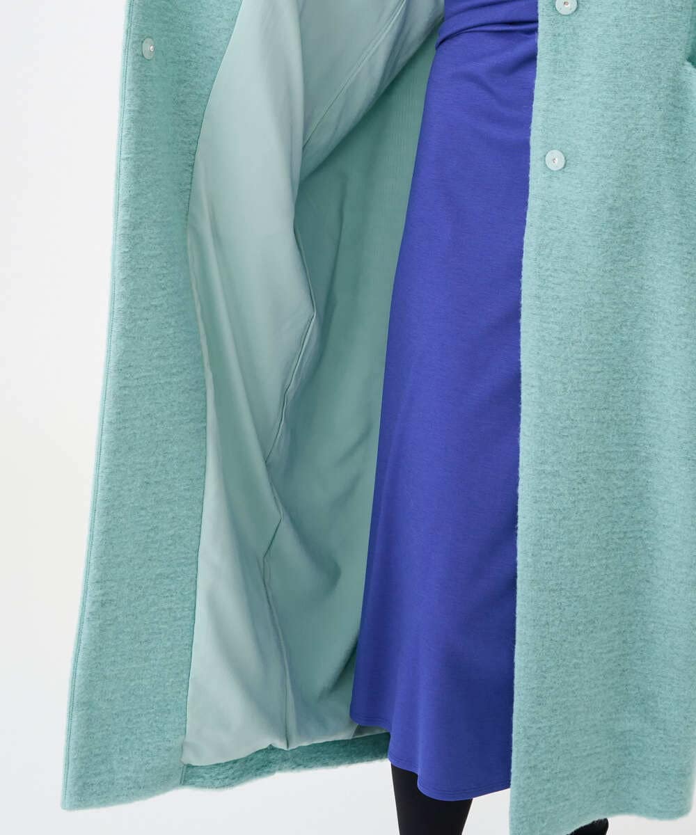 GLUAD01450 S sybilla(エス  バイ シビラ) 【evo】スライバーニットコート アクアブルー