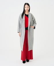 GLUAD01450 S sybilla(エス  バイ シビラ) 【evo】スライバーニットコート ペールグレー