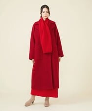 GLUAV02430 S sybilla(エス  バイ シビラ) スライバーニットコート レッド