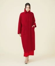 GLUAV02430 S sybilla(エス  バイ シビラ) スライバーニットコート レッド