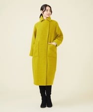 GLUAV02430 S sybilla(エス  バイ シビラ) スライバーニットコート イエロー