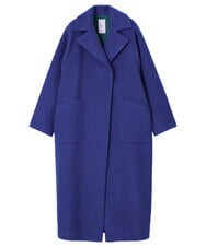 GLUAV02430 S sybilla(エス  バイ シビラ) スライバーニットコート ブルー