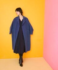 GLUAV02430 S sybilla(エス  バイ シビラ) スライバーニットコート ブルー