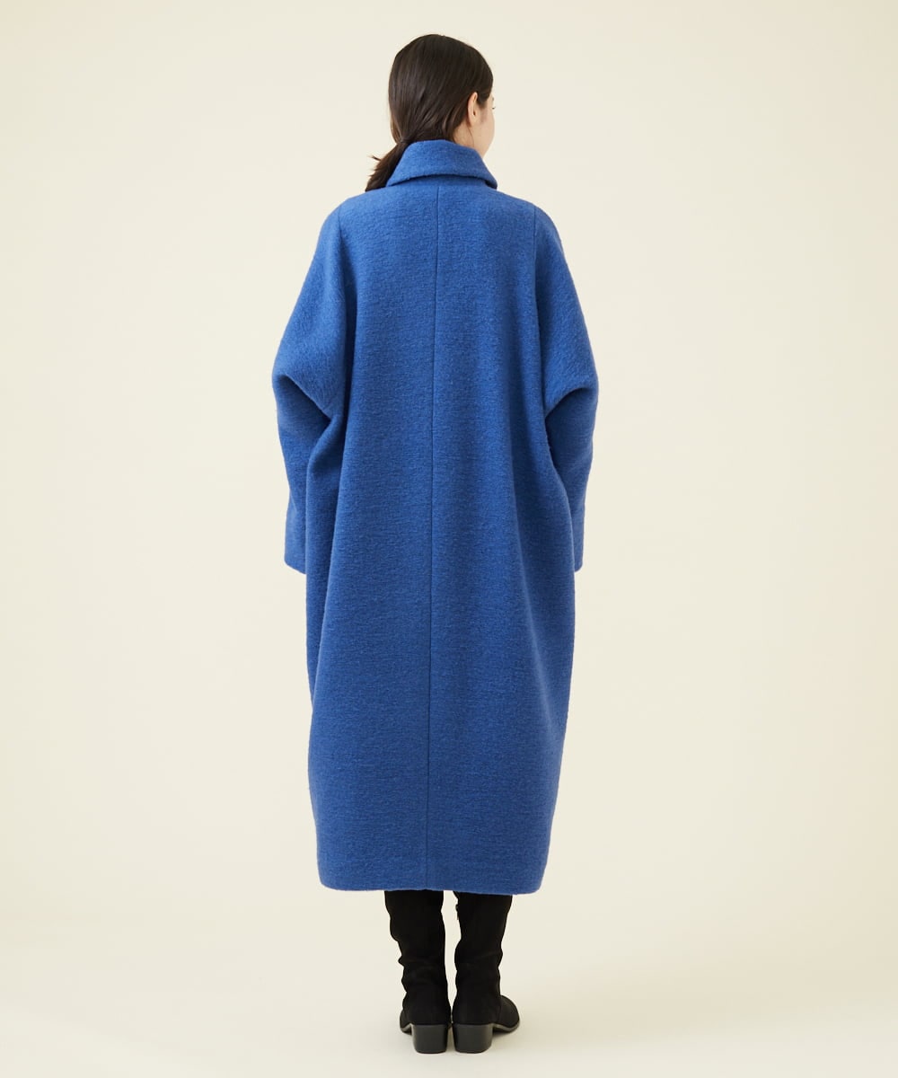 GLUAV02430 S sybilla(エス  バイ シビラ) スライバーニットコート ブルー