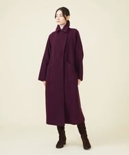 GLUAV02430 S sybilla(エス  バイ シビラ) スライバーニットコート バーガンディ