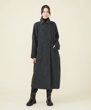 GLUAV02430 S sybilla(エス  バイ シビラ) スライバーニットコート チャコール