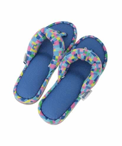 GNFTG05025 Jocomomola 【洗える】幾何プリント5本指スリッパ