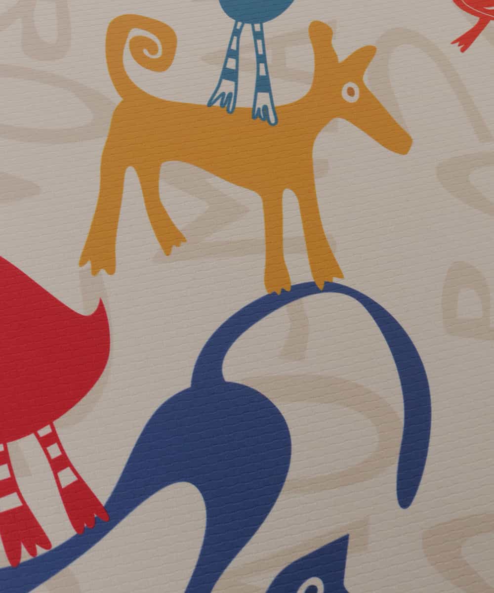 Jocomomola ホコモモラ アニマルイラストマット L イトキンオンラインストア