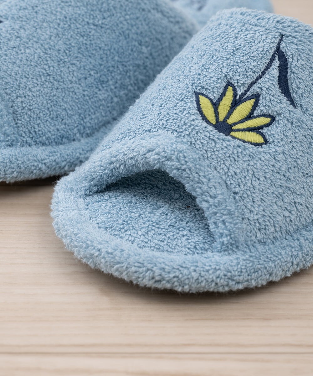 GQ6GD01027 Sybilla(バイヤーズ セレクト) 【Sybilla】 レジェンダ スリッパ  ブルー