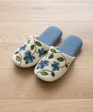 GQ6GD04025 Sybilla(バイヤーズ セレクト) 【Sybilla】ヒストリア スリッパ ブルー