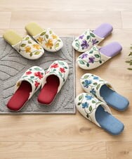 GQ6GD04025 Sybilla(バイヤーズ セレクト) 【Sybilla】ヒストリア スリッパ ブルー