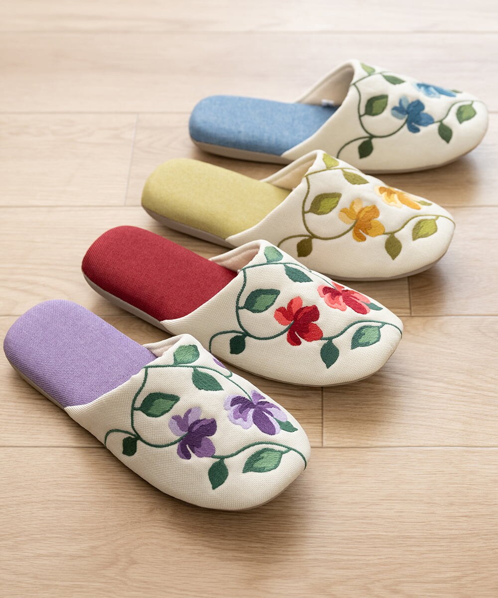 GQ6GD04025 Sybilla(バイヤーズ セレクト) 【Sybilla】ヒストリア スリッパ ブルー