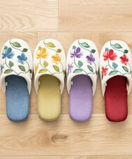 GQ6GD04025 Sybilla(バイヤーズ セレクト) 【Sybilla】ヒストリア スリッパ ブルー