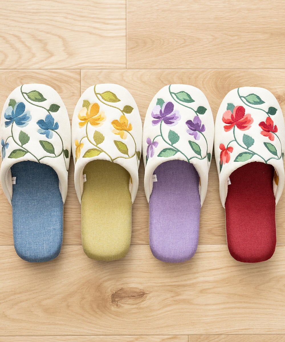 GQ6GD04025 Sybilla(バイヤーズ セレクト) 【Sybilla】ヒストリア スリッパ ブルー