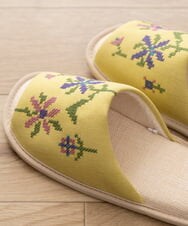 GQ6GD06025 Sybilla(バイヤーズ セレクト) 【Sybilla】クルス/スリッパ イエロー