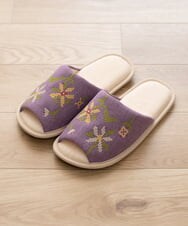 GQ6GD06025 Sybilla(バイヤーズ セレクト) 【Sybilla】クルス/スリッパ パープル