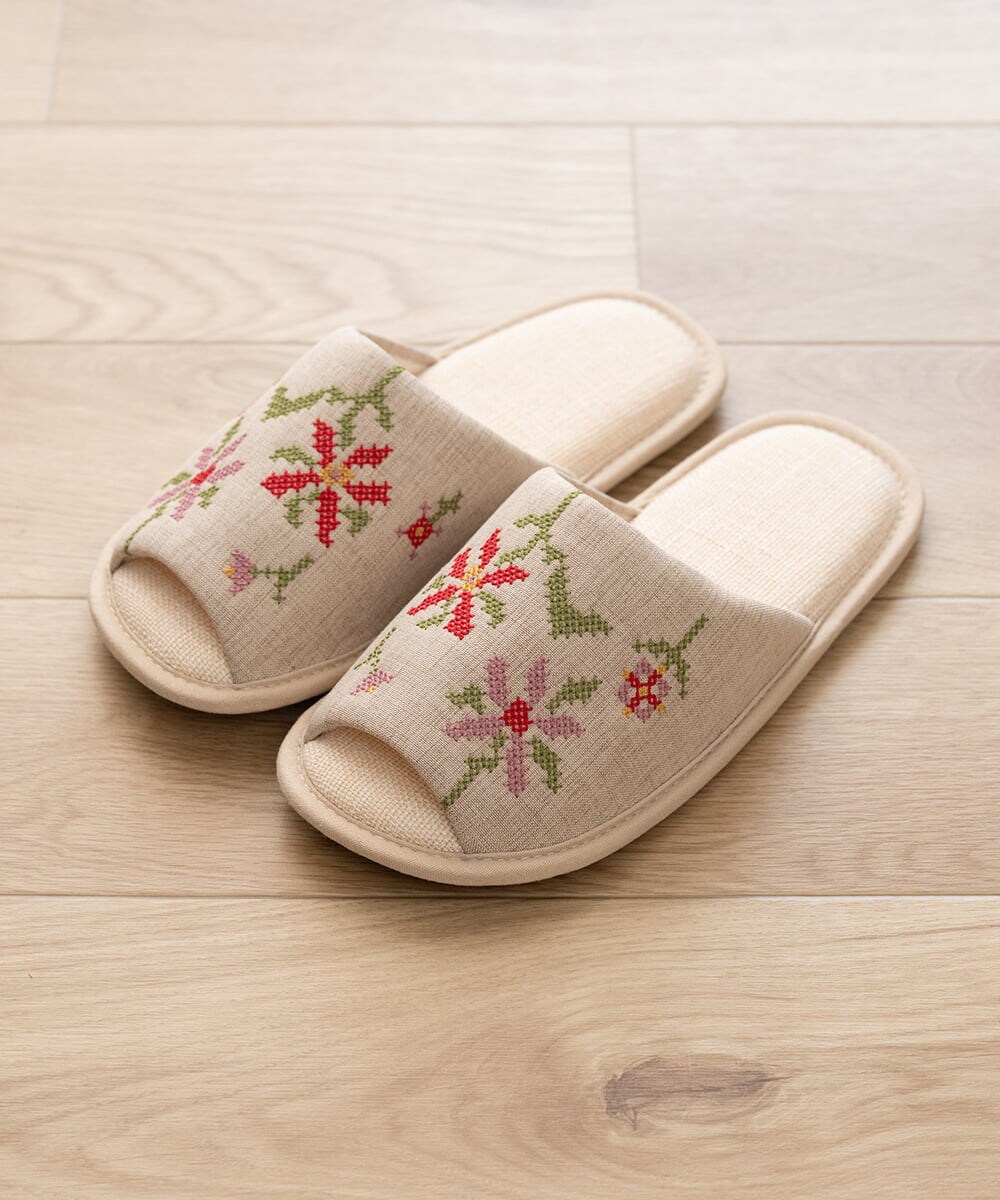 GQ6GD06025 Sybilla(バイヤーズ セレクト) 【Sybilla】クルス/スリッパ ベージュ