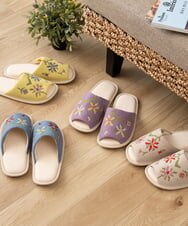 GQ6GD06025 Sybilla(バイヤーズ セレクト) 【Sybilla】クルス/スリッパ ベージュ